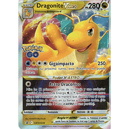 Dragonite Vstar carta pokemon Español