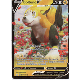 Boltund V carta pokemon Español