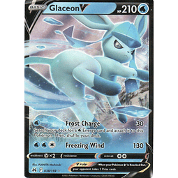 Glaceon V carta pokemon Ingles