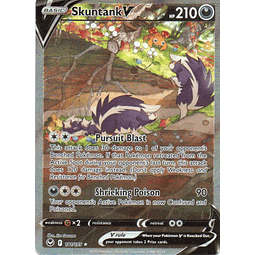Skuntank V carta pokemon Ingles