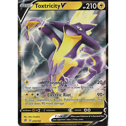 Toxtricity V carta pokemon Ingles