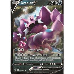 Drapion V carta pokemon Ingles