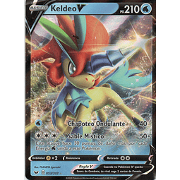 Keldeo V carta pokemon Español