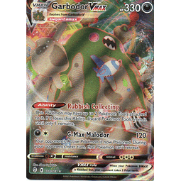 Garbodor Vmax carta pokemon Ingles
