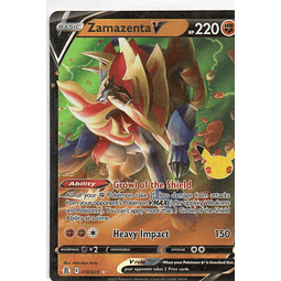 Zamazenta V carta pokemon Ingles