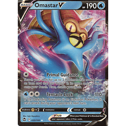 Omartar V carta pokemon Ingles