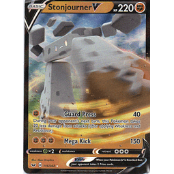 Stonjourner V carta pokemon Ingles