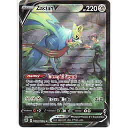 Zacian V carta pokemon Ingles