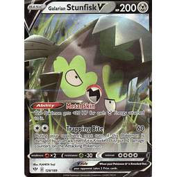 Galarian Stunfish V carta pokemon Ingles