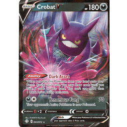 Crobat V carta pokemon Ingles