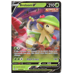 Breloom V carta pokemon Ingles
