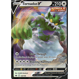 Tornadus V carta pokemon Ingles