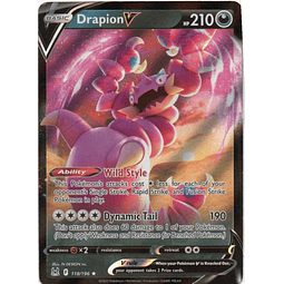 Drapion V carta pokemon Ingles