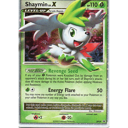 Shaymin lv.X carta pokemon Ingles
