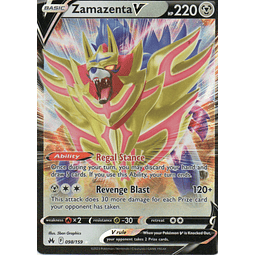 Zamazenta V carta pokemon Ingles