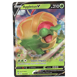 Appletun V carta pokemon Ingles