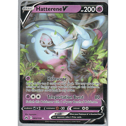 Hatterene V carta pokemon Ingles