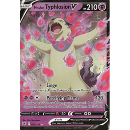 Hisuan Typhlosion V carta pokemon Ingles