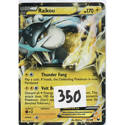 Raikou EX carta pokemon Ingles