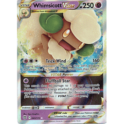 Whimsicott Vstar carta pokemon Ingles