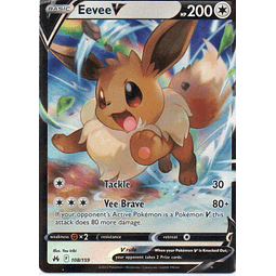 Eevee V carta pokemon Ingles