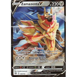 Zamazenta V carta pokemon Ingles