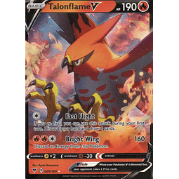 Talonflame V carta pokemon Ingles