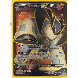 Terrakion EX carta pokemon Ingles