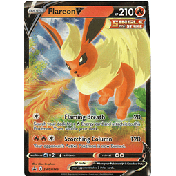 Flaereon V carta pokemon Ingles