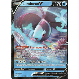 Lumineon V carta pokemon Ingles