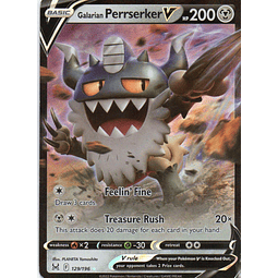 Galarian Perseker V carta pokemon Ingles