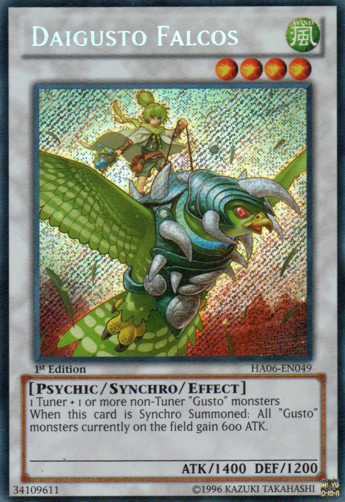 Daigusto Falcos HA06-EN049 Secret Rare