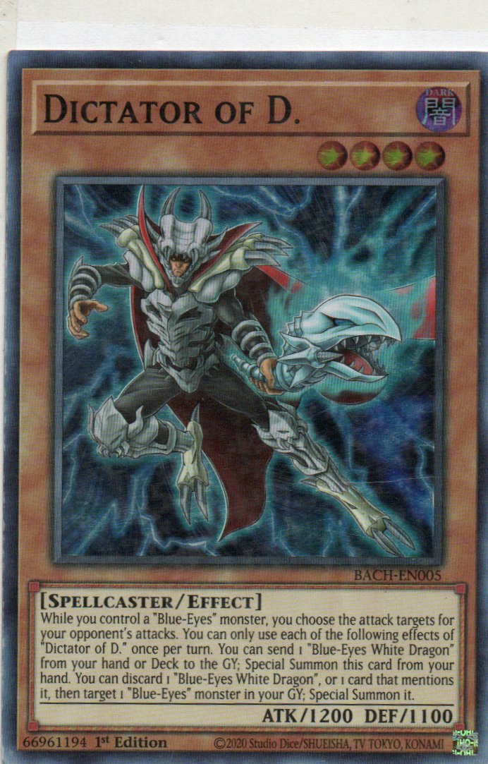 Dictator of D. BACH-EN005 Super Rare