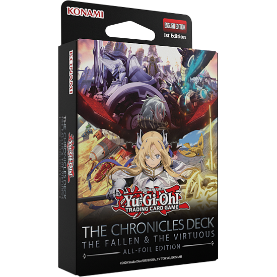 Yugioh en Ingles: THE CHRONICLES DECK: The Fallen & The Virtuous (All-Foil Edition) Structure Deck