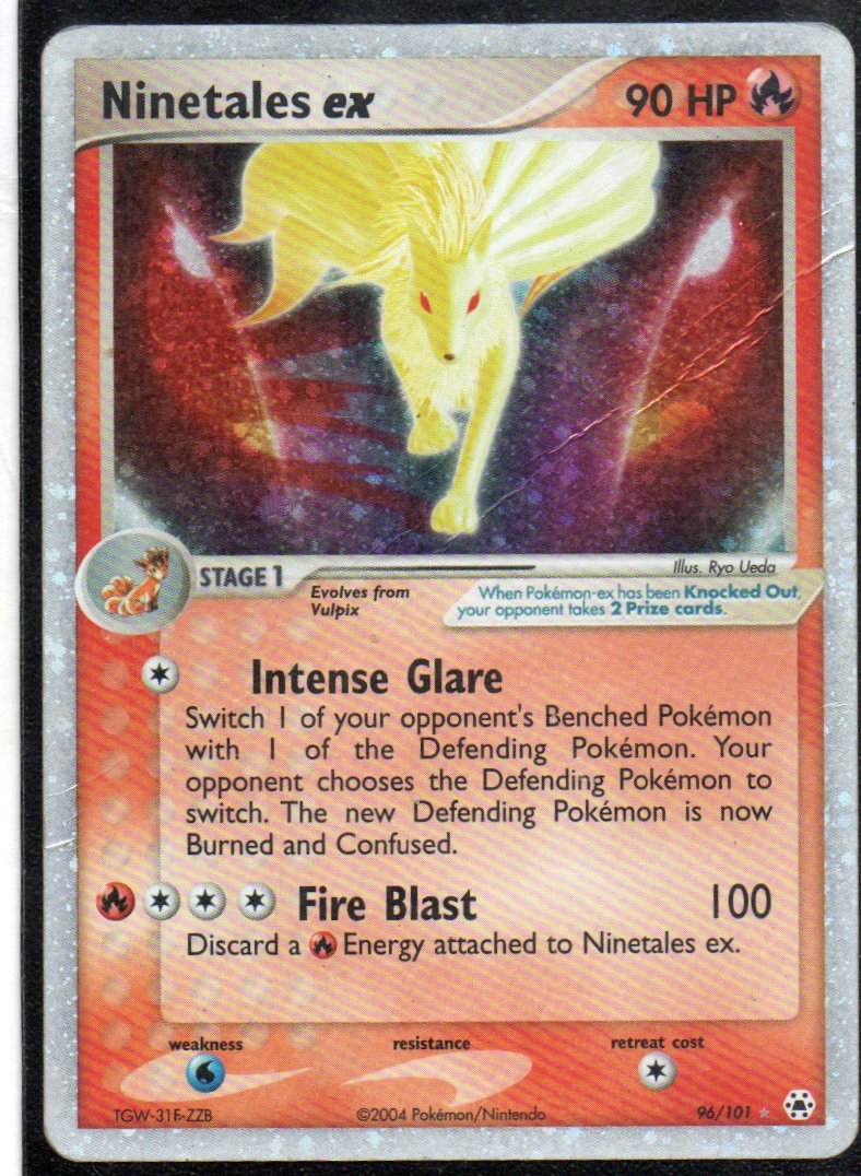 Ninetales ex 96 Ultra Rare Ingles