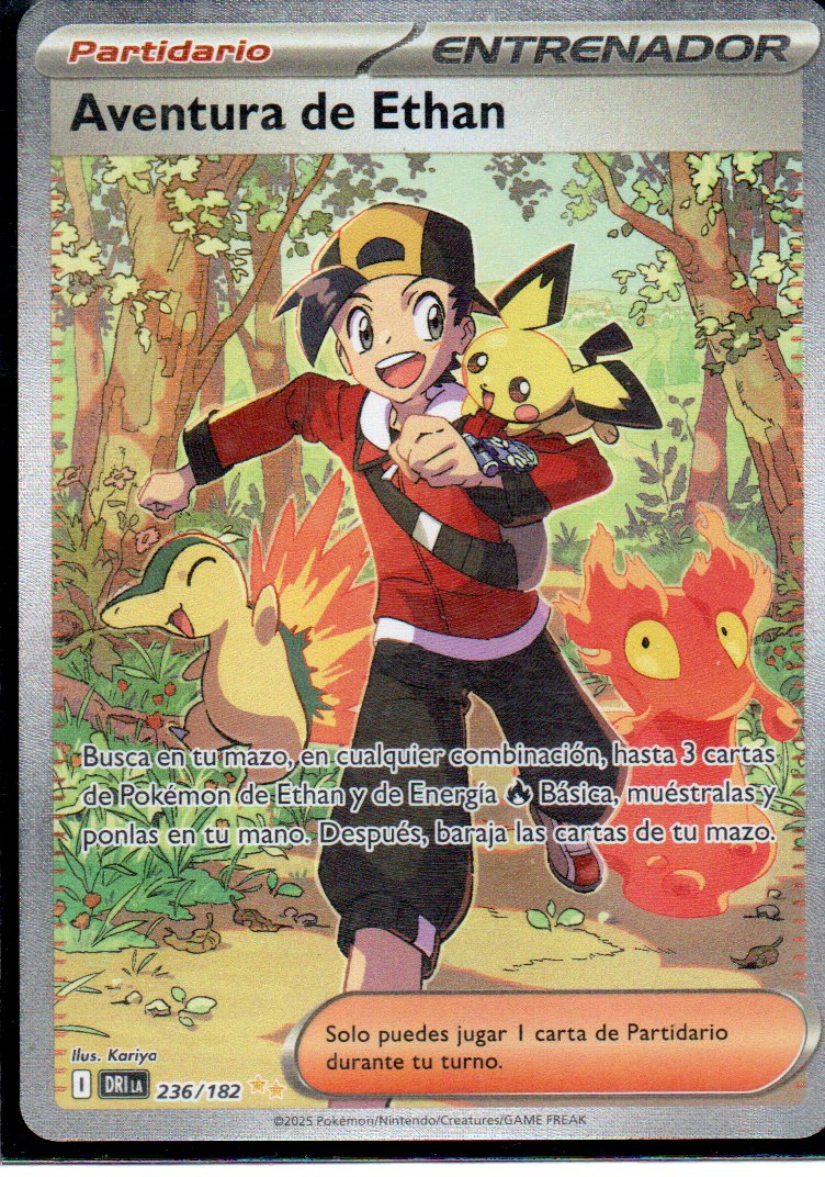 Aventuras de Ethan 236 Special Illustration Rare Español