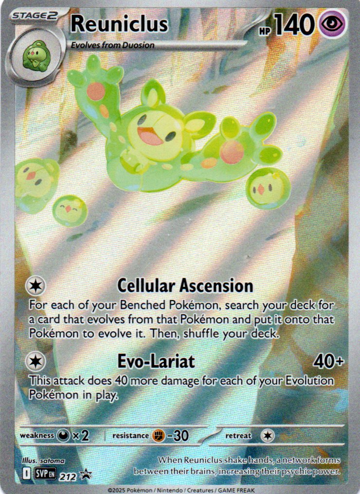 Reuniclus 212 Promo Ingles