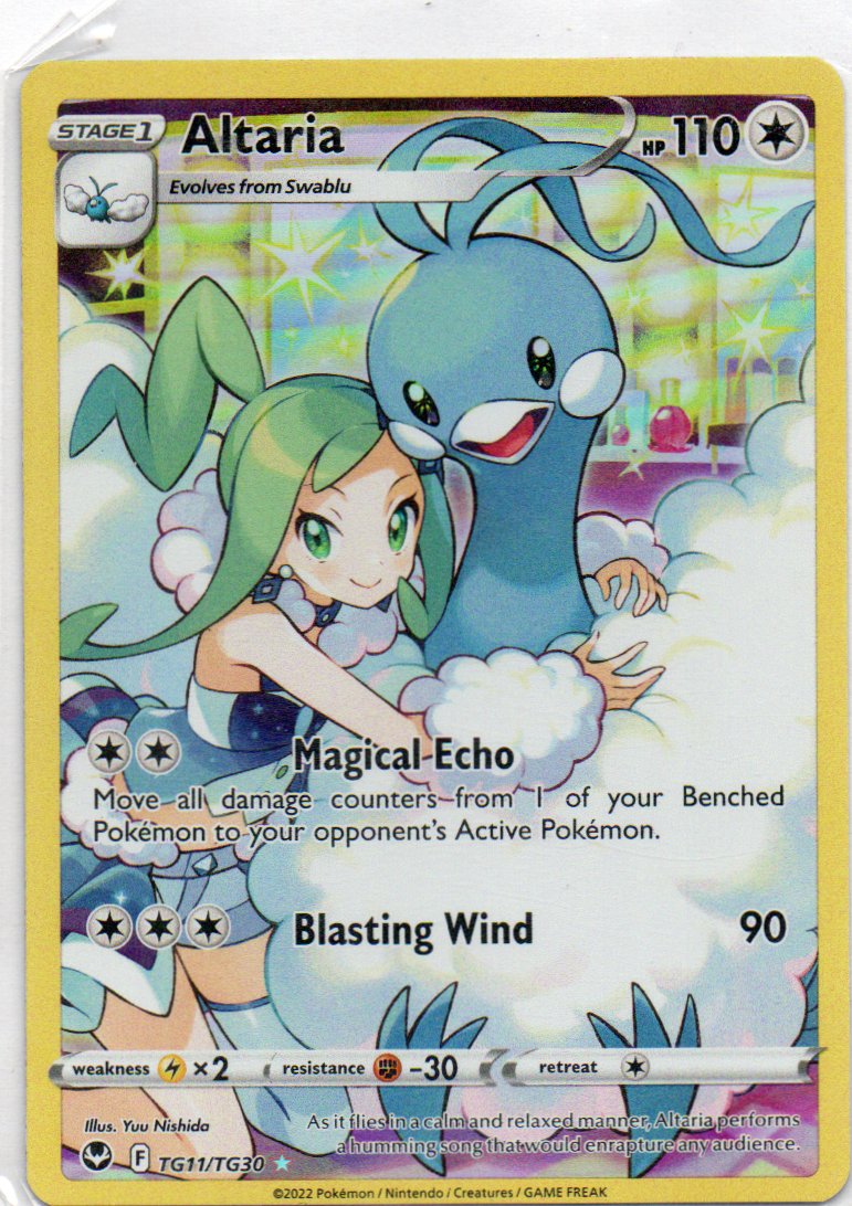 Altaria TG11 Ultra Rare Ingles