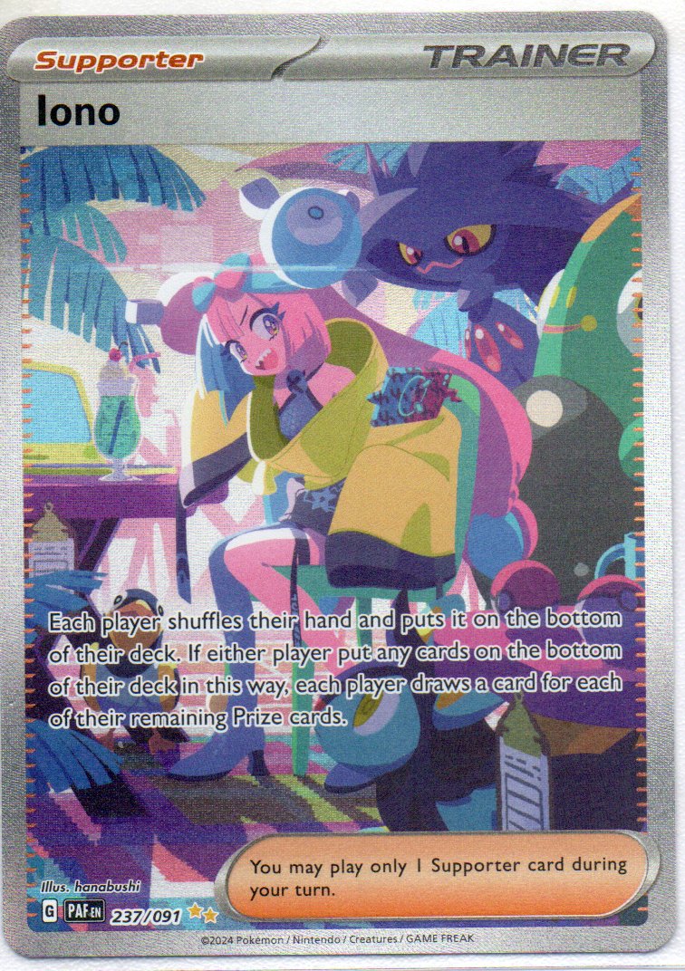 Iono 237 Special Illustration Rare Ingles