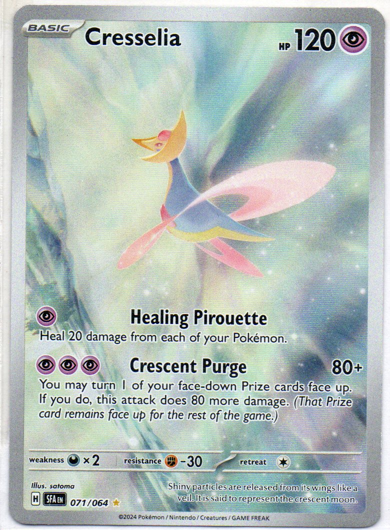 Cresselia 71 Illustration Rare Ingles