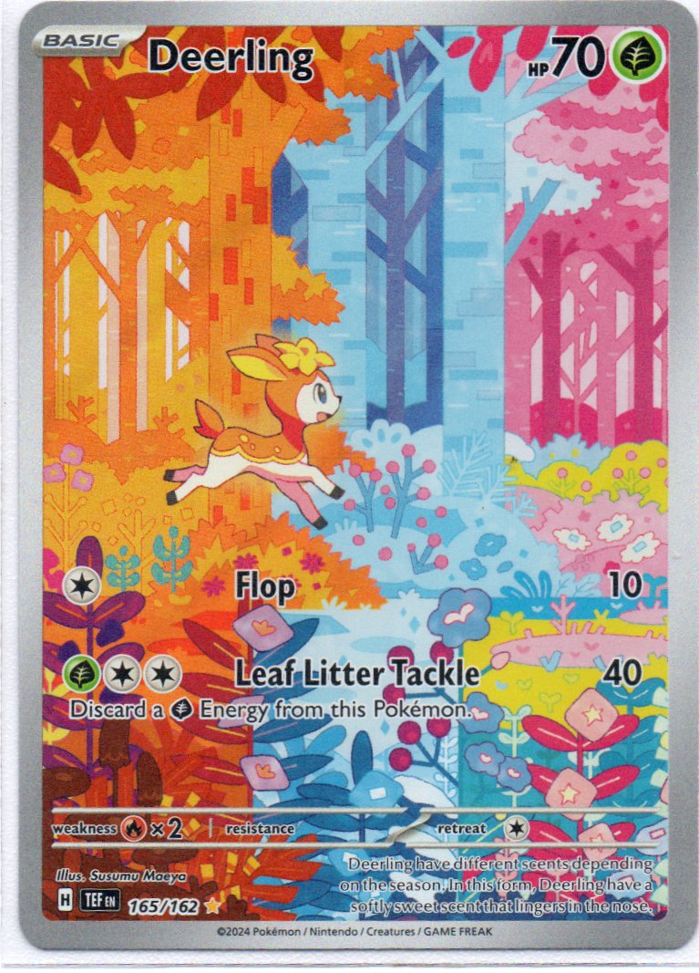 Deerling 165 Illustration Rare Ingles