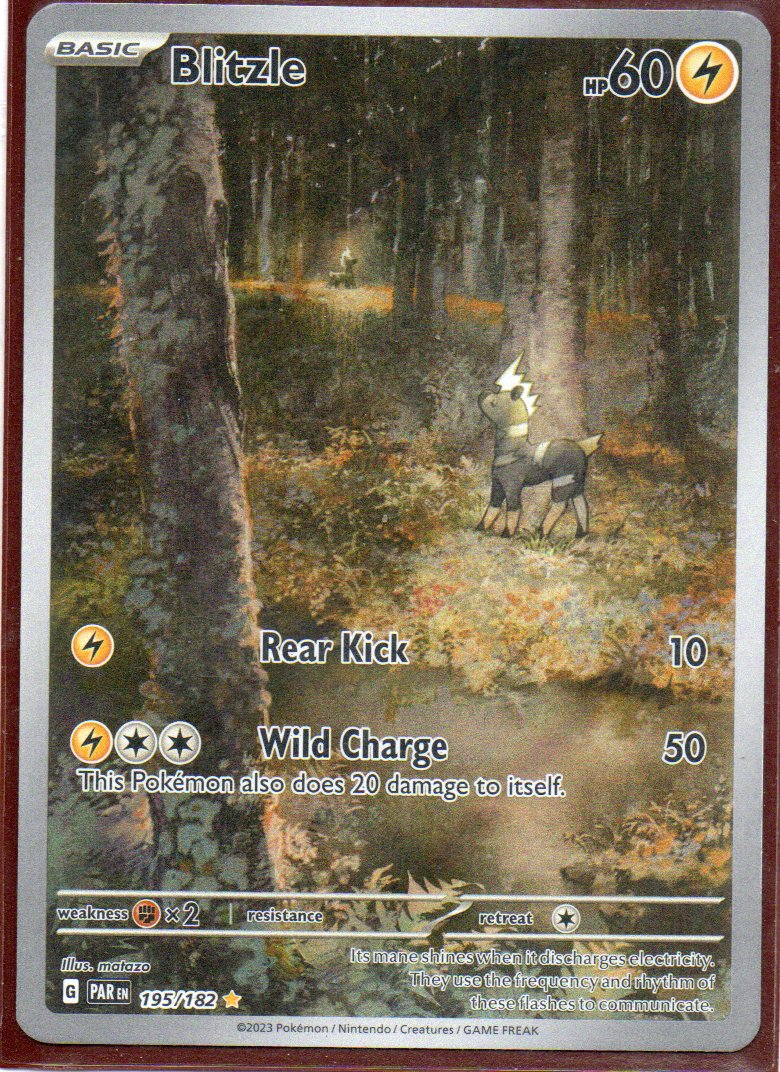Blitzle 195 illustration Rare Ingles