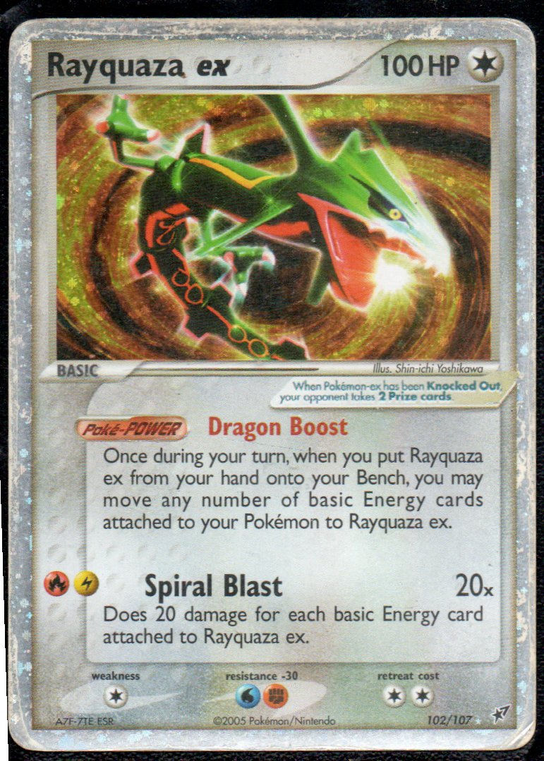 Rayquaza ex 102 Ultra Rare Ingles