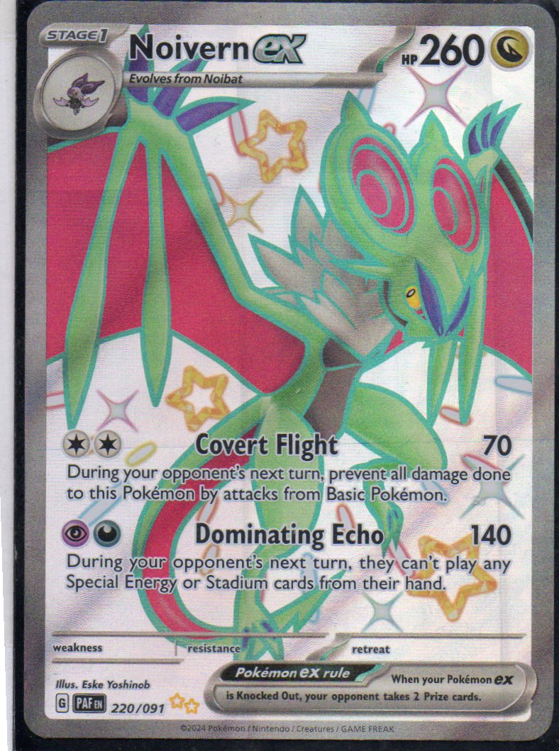Noivern ex 220 Shiny Ultra Rare Ingles
