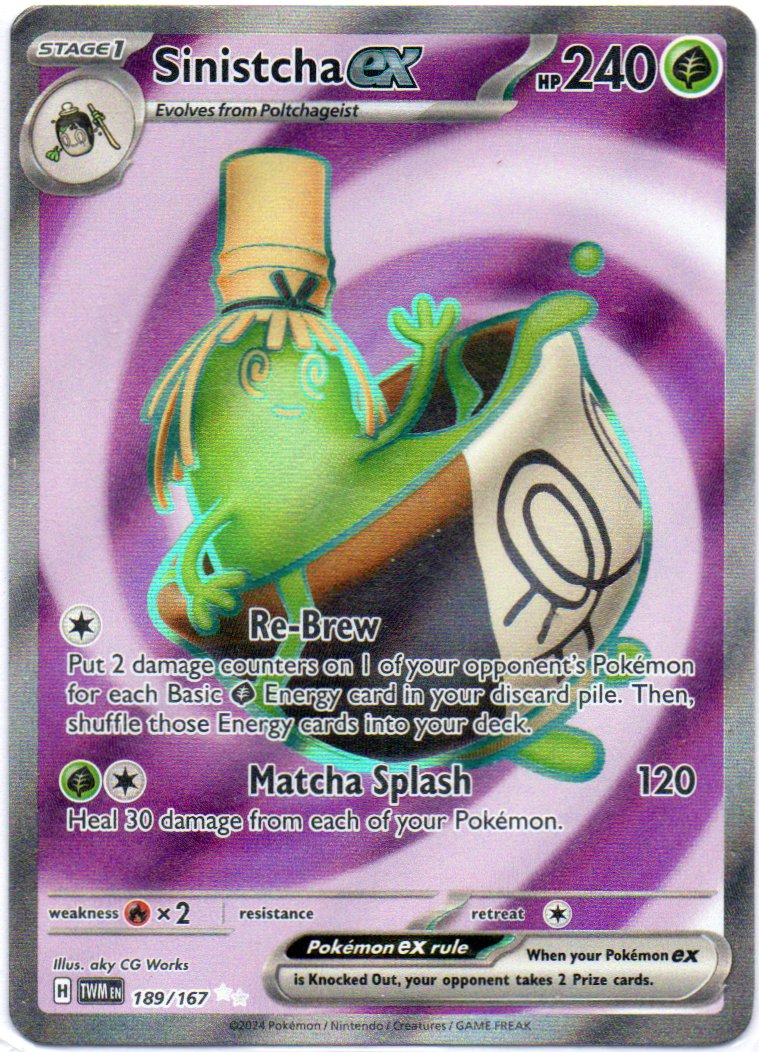 Sinistcha ex 189 Ultra Rare Ingles