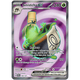 Sinistcha ex 189 Ultra Rare Ingles
