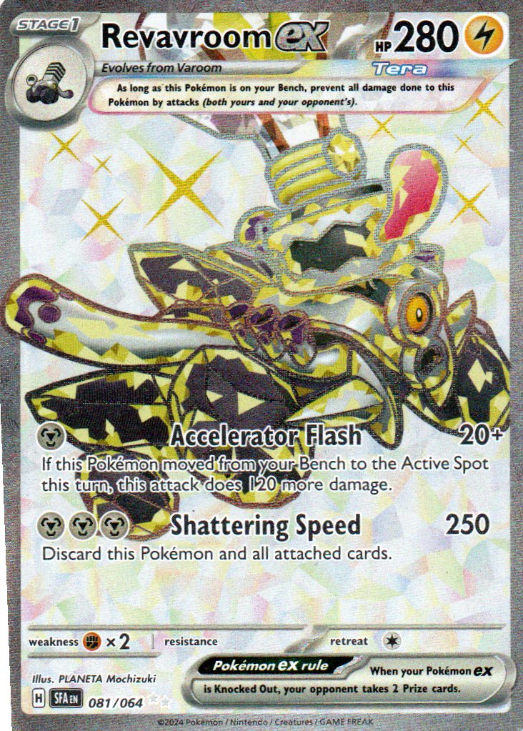 Revavroom ex 81 Ultra Rare Ingles