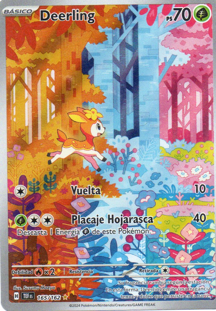 Deerling 165 illustration Rare Español