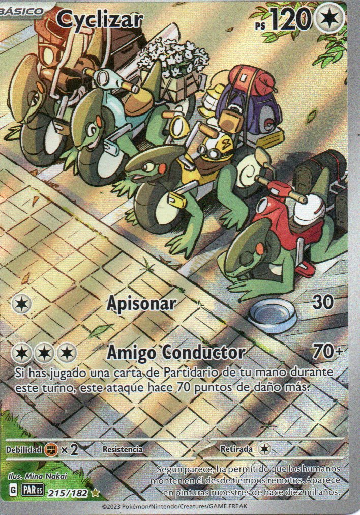 Cyclizar 215 Illustration Rare Español