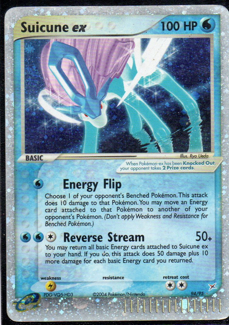 Suicune ex 94 Ultra Rare Ingles